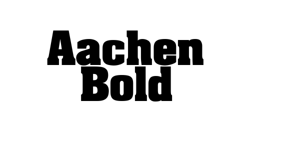 Aachen Bold Font Download