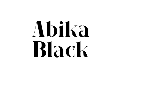 Abika Black Font