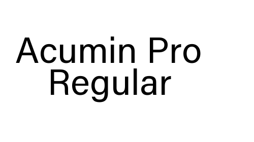 Acumin Pro Regular