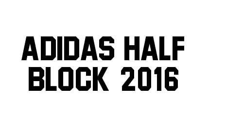 Adidas Half Block 2016