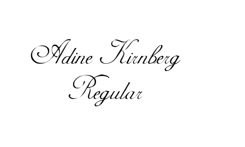 Adine Kirnberg Regular Font