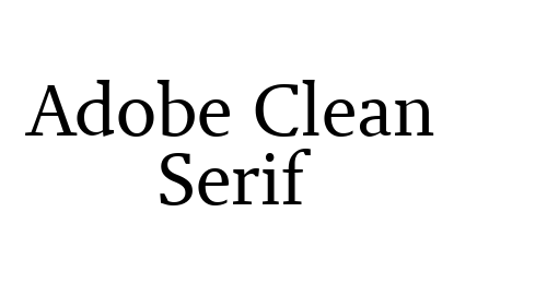 Adobe Clean Serif