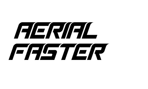 Aerial Faster Font