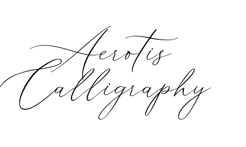 Aerotis Calligraphy Font