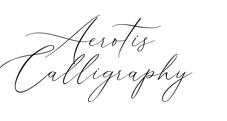 Aerotis Calligraphy Font