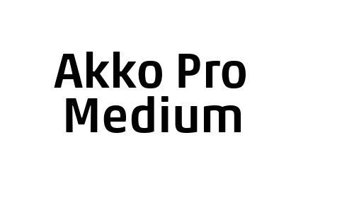 Akko Pro Medium