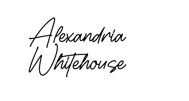 Alexandria Whitehouse Font