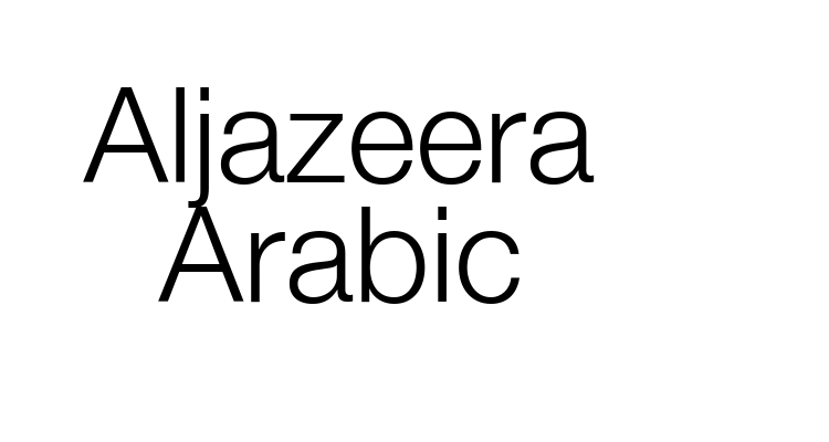Aljazeera Arabic Font