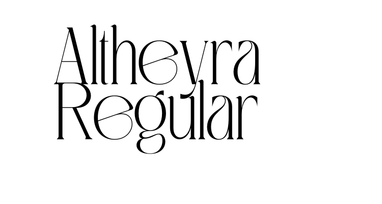 Altheyra Regular Font