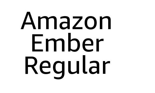 Amazon Ember Regular Font