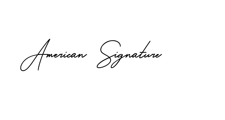 American Signature Font