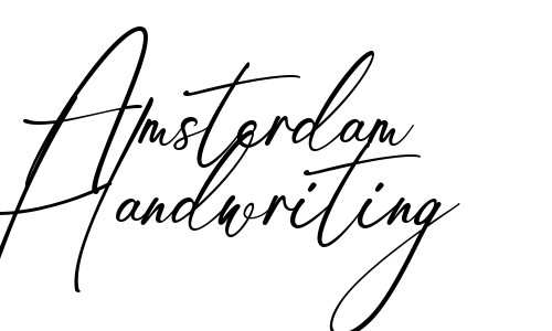 Amsterdam Handwriting Font