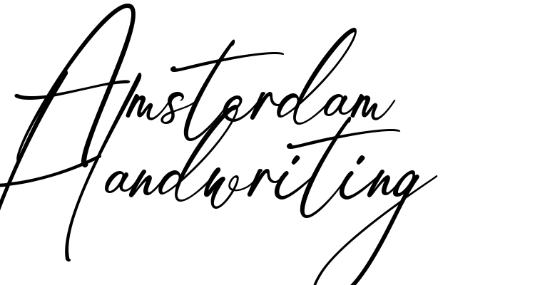 Amsterdam Handwriting Font