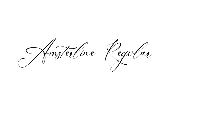 Amsterline Regular Font