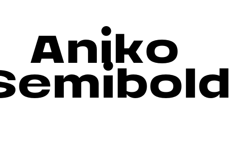 Aniko Semibold Font