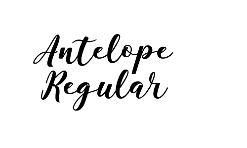 Antelope Regular Font
