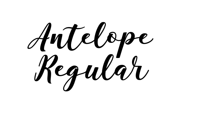 Antelope Regular Font