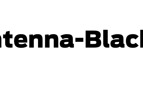 Antenna-Black Font