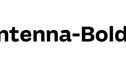Antenna-Bold Font