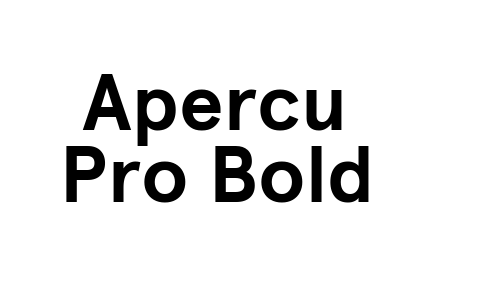 Apercu Pro Bold Font