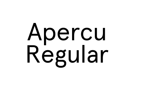 Apercu Regular Font