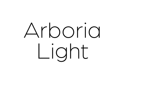 Arboria Light Font