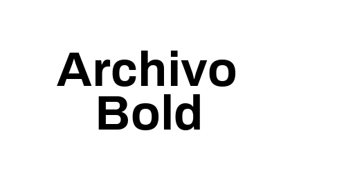 Archivo Bold