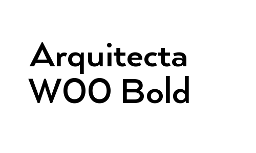 Arquitecta W00 Bold Font