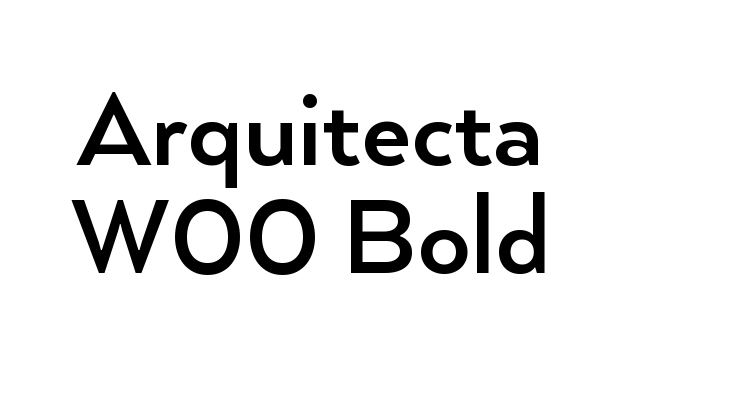 Arquitecta W00 Bold Font