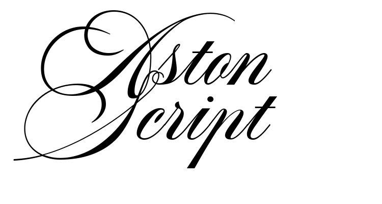Aston Script Font