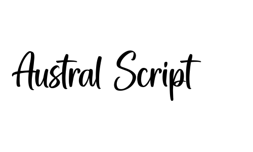 Austral Script Font