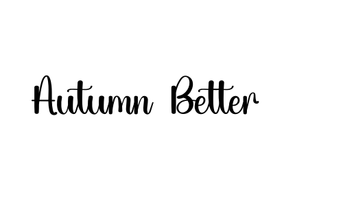 Autumn Better Font
