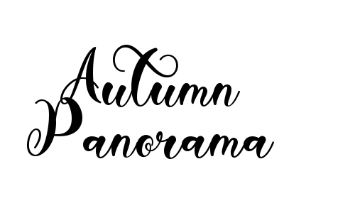 Autumn Panorama Font