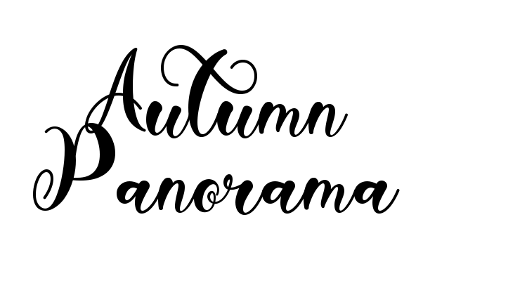 Autumn Panorama Font