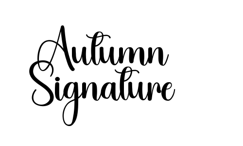 Autumn Signature Font