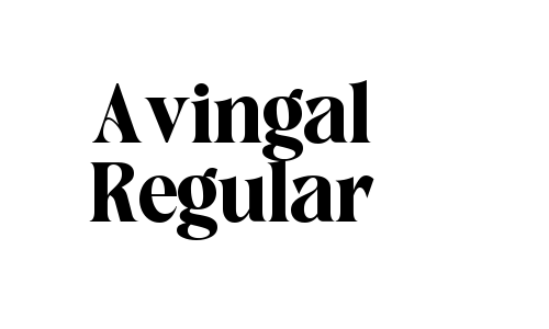 Avingal Regular Font