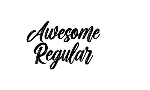 Awesome Regular Font