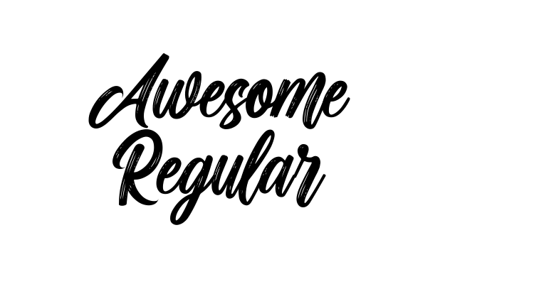 Awesome Regular Font