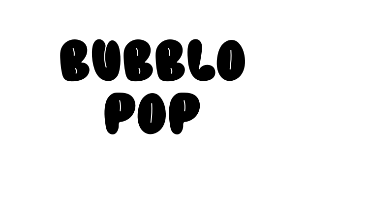 BUBBLO POP Font