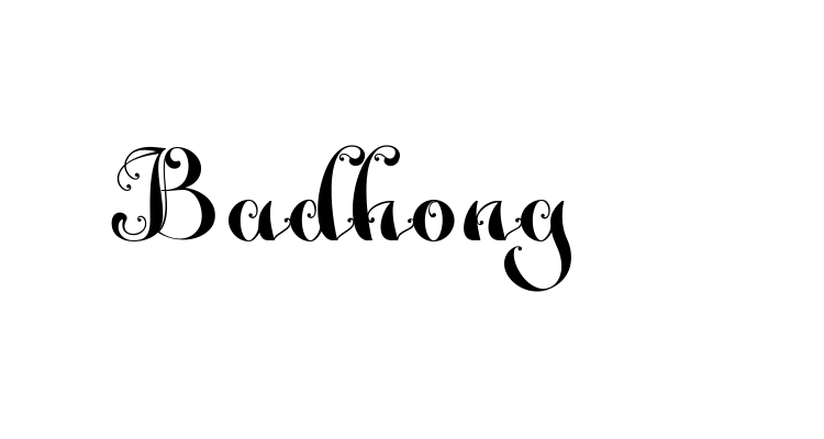 Badhong Font