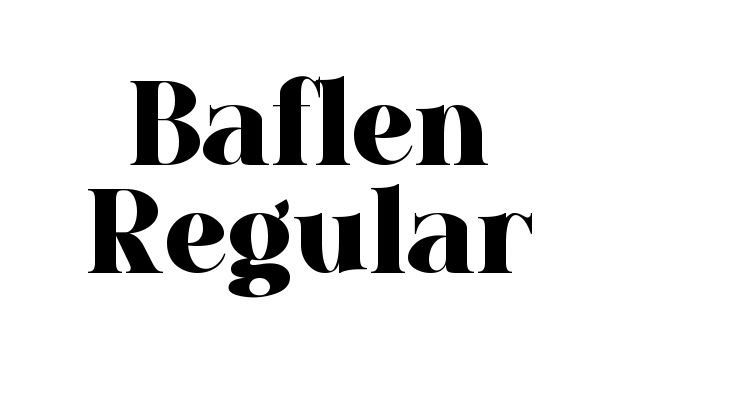 Baflen Regular Font
