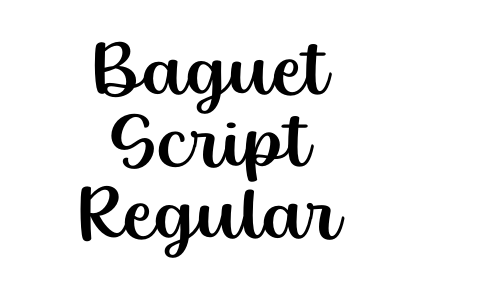 Baguet Script Regular Font