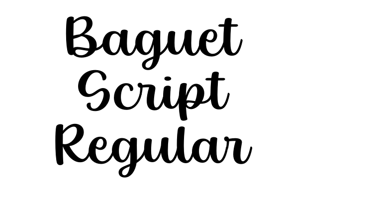 Baguet Script Regular Font