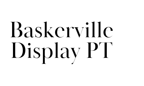 Baskerville Display PT Font