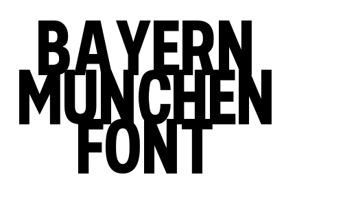 Bayern Munchen Font Font