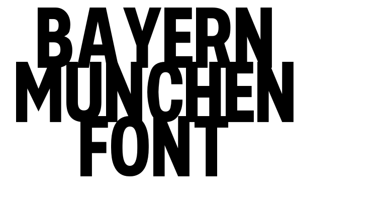 Bayern Munchen Font Font