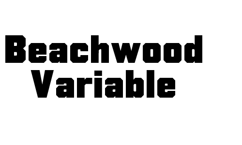 Beachwood Variable Font