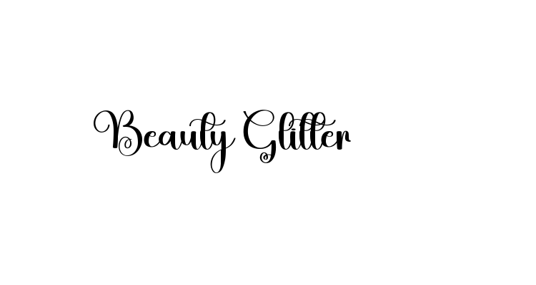 Beauty Glitter Font