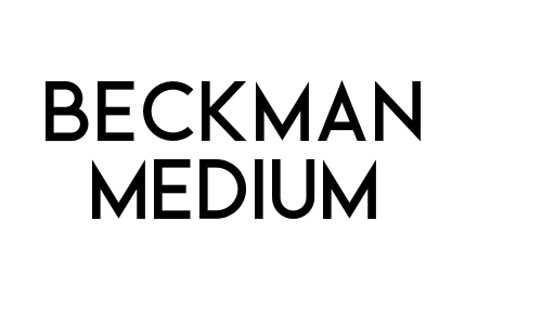 Beckman Medium Font