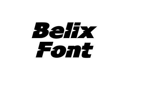 Belix Font